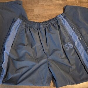 Y2K Vibes Tear Away Swish Pants Cotton Blend Lined